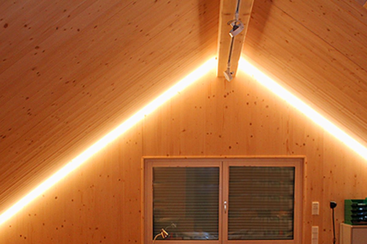 KORONA Lichtplanung | Ökologisches Vollholzhaus KORONA Lichtplanung | Ökologisches Vollholzhaus